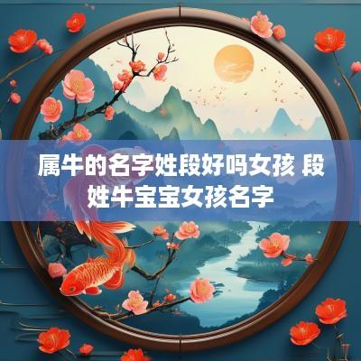 属牛的名字姓段好吗女孩 段姓牛宝宝女孩名字