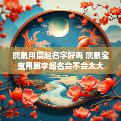 属鼠用宸起名字好吗 属鼠宝宝用宸字起名会不会太大