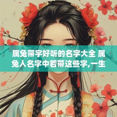 属兔带宇好听的名字大全 属兔人名字中若带这些字,一生大富大贵