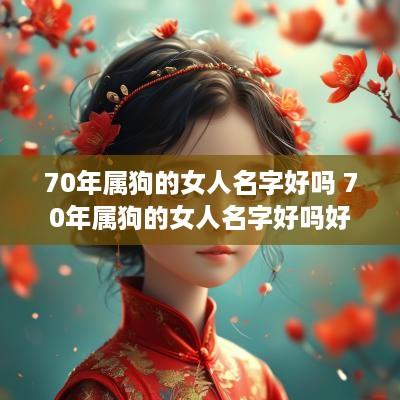 70年属狗的女人名字好吗 70年属狗的女人名字好吗好听吗