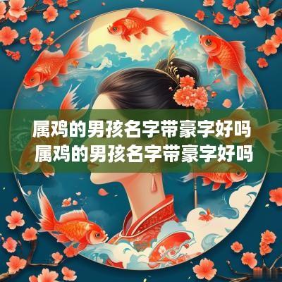属鸡的男孩名字带豪字好吗 属鸡的男孩名字带豪字好吗怎么取