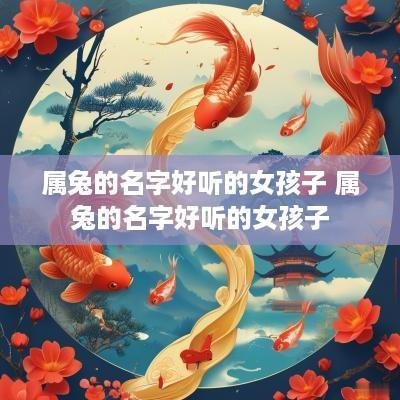 属兔的名字好听的女孩子 属兔的名字好听的女孩子