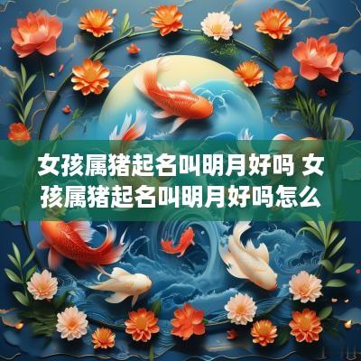 女孩属猪起名叫明月好吗 女孩属猪起名叫明月好吗怎么样