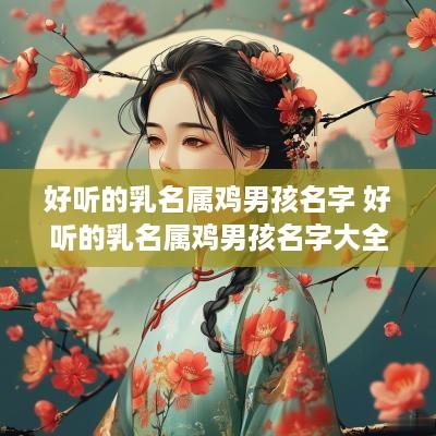 好听的乳名属鸡男孩名字 好听的乳名属鸡男孩名字大全