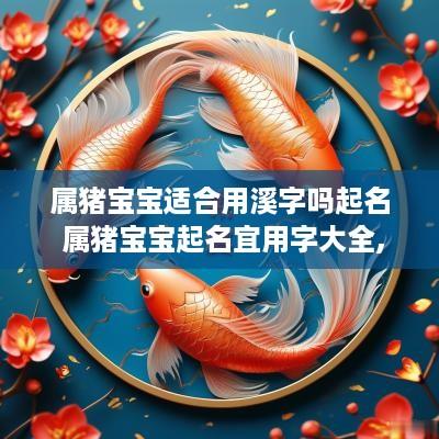 属猪宝宝适合用溪字吗起名 属猪宝宝起名宜用字大全,用什么字最好?