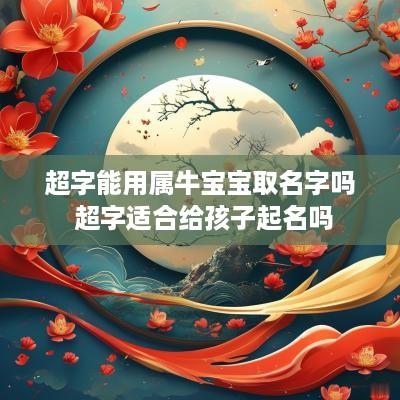 超字能用属牛宝宝取名字吗 超字适合给孩子起名吗