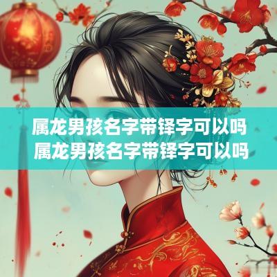 属龙男孩名字带铎字可以吗 属龙男孩名字带铎字可以吗怎么取