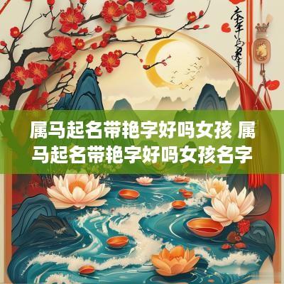 属马起名带艳字好吗女孩 属马起名带艳字好吗女孩名字