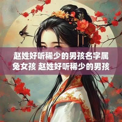 赵姓好听稀少的男孩名字属兔女孩 赵姓好听稀少的男孩名字属兔女孩叫什么