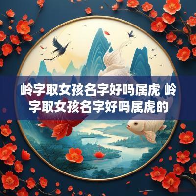 岭字取女孩名字好吗属虎 岭字取女孩名字好吗属虎的