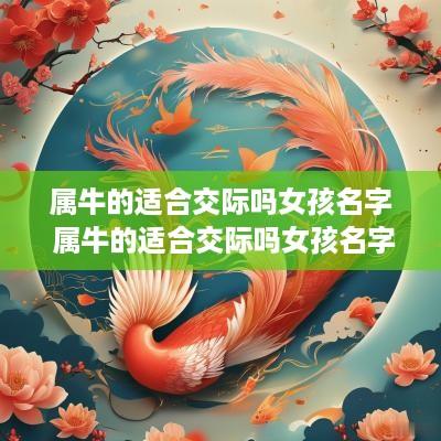 属牛的适合交际吗女孩名字 属牛的适合交际吗女孩名字大全