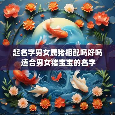起名字男女属猪相配吗好吗 适合男女猪宝宝的名字