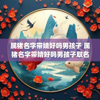 属猪名字带婧好吗男孩子 属猪名字带婧好吗男孩子取名