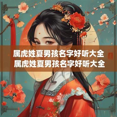 属虎姓夏男孩名字好听大全 属虎姓夏男孩名字好听大全四个字