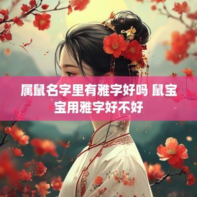 属鼠名字里有雅字好吗 鼠宝宝用雅字好不好
