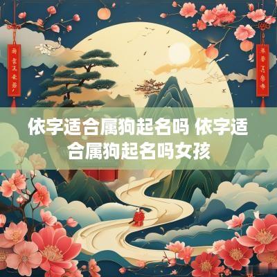 依字适合属狗起名吗 依字适合属狗起名吗女孩