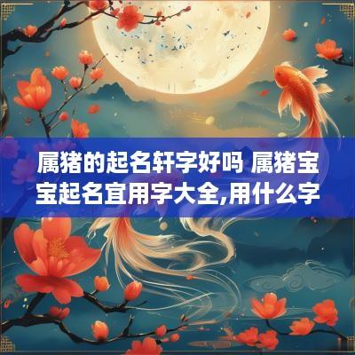 属猪的起名轩字好吗 属猪宝宝起名宜用字大全,用什么字最好?