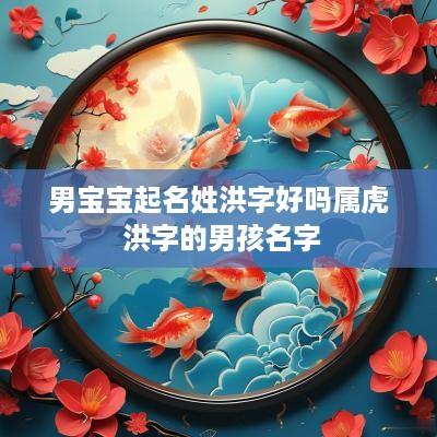 男宝宝起名姓洪字好吗属虎 洪字的男孩名字