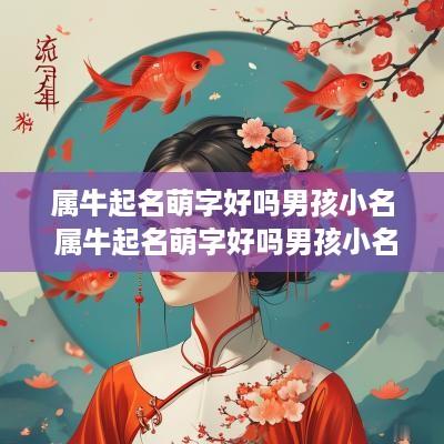 属牛起名萌字好吗男孩小名 属牛起名萌字好吗男孩小名怎么取