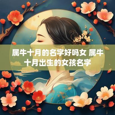 属牛十月的名字好吗女 属牛十月出生的女孩名字