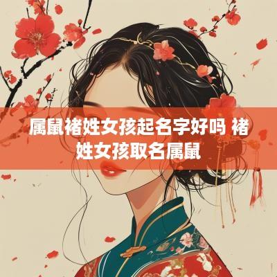 属鼠褚姓女孩起名字好吗 褚姓女孩取名属鼠