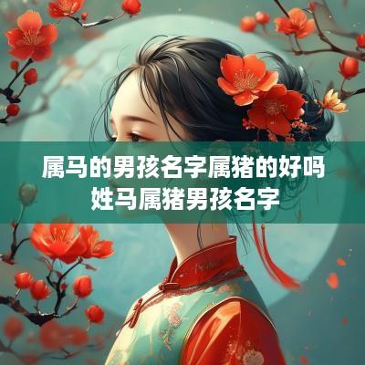 属马的男孩名字属猪的好吗 姓马属猪男孩名字