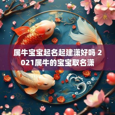 属牛宝宝起名起建潇好吗 2025属牛的宝宝取名潇