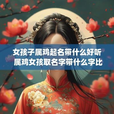 女孩子属鸡起名带什么好听 属鸡女孩取名字带什么字比较好