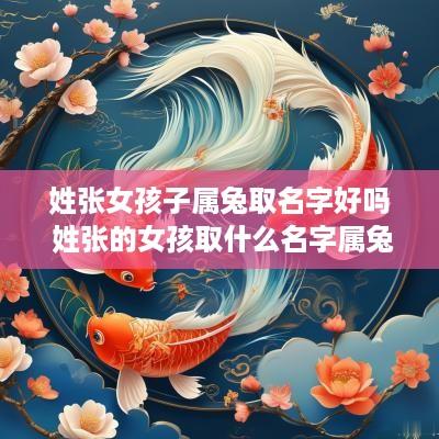 姓张女孩子属兔取名字好吗 姓张的女孩取什么名字属兔