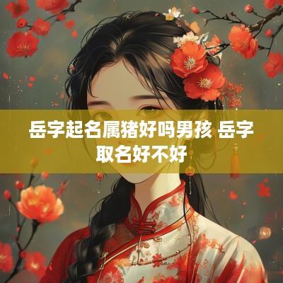 岳字起名属猪好吗男孩 岳字取名好不好