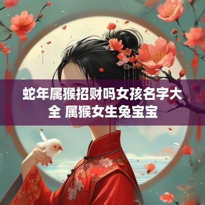 蛇年属猴招财吗女孩名字大全 属猴女生兔宝宝