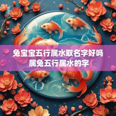 兔宝宝五行属水取名字好吗 属兔五行属水的字