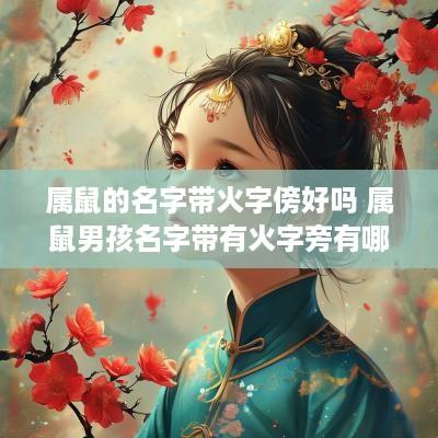 属鼠的名字带火字傍好吗 属鼠男孩名字带有火字旁有哪些