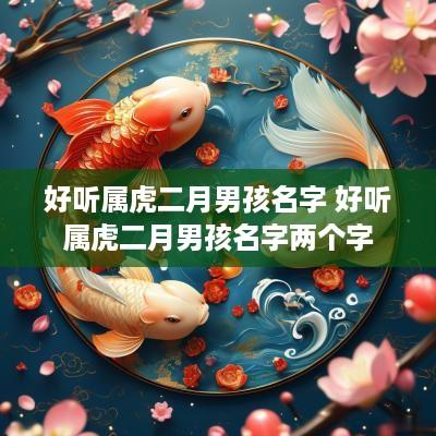 好听属虎二月男孩名字 好听属虎二月男孩名字两个字
