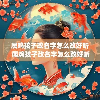 属鸡孩子改名字怎么改好听 属鸡孩子改名字怎么改好听点