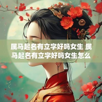 属马起名有立字好吗女生 属马起名有立字好吗女生怎么取
