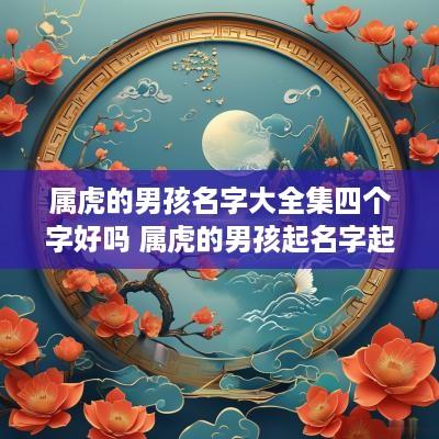 属虎的男孩名字大全集四个字好吗 属虎的男孩起名字起什么字最好
