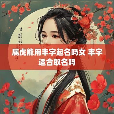属虎能用丰字起名吗女 丰字适合取名吗