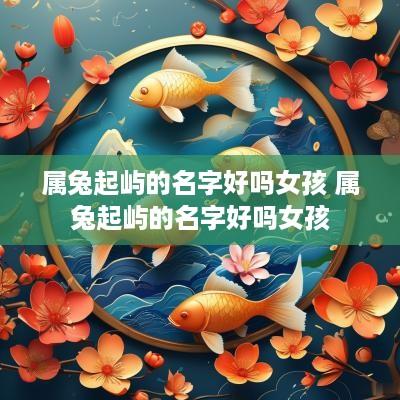 属兔起屿的名字好吗女孩 属兔起屿的名字好吗女孩