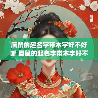 属鼠的起名字带木字好不好听 属鼠的起名字带木字好不好听女孩