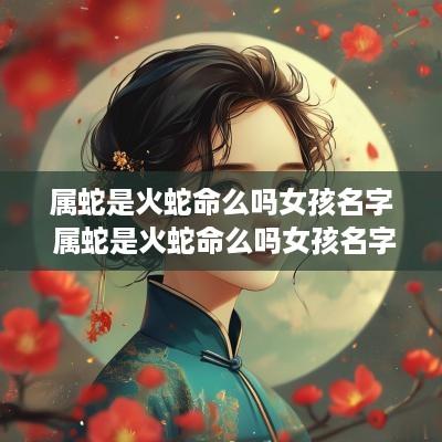 属蛇是火蛇命么吗女孩名字 属蛇是火蛇命么吗女孩名字叫什么