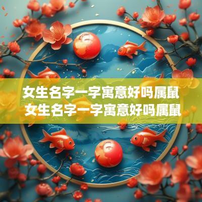 女生名字一字寓意好吗属鼠 女生名字一字寓意好吗属鼠