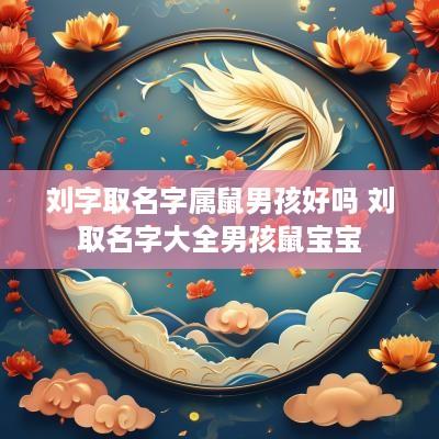 刘字取名字属鼠男孩好吗 刘取名字大全男孩鼠宝宝