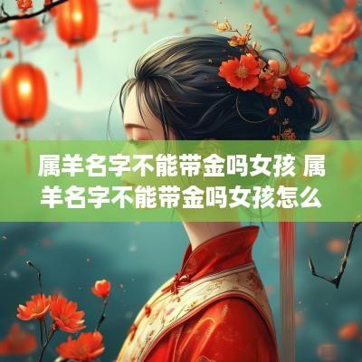 属羊名字不能带金吗女孩 属羊名字不能带金吗女孩怎么取名