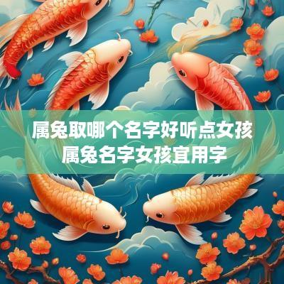 属兔取哪个名字好听点女孩 属兔名字女孩宜用字