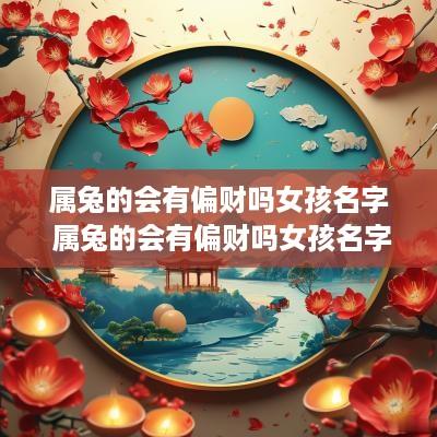 属兔的会有偏财吗女孩名字 属兔的会有偏财吗女孩名字怎么取