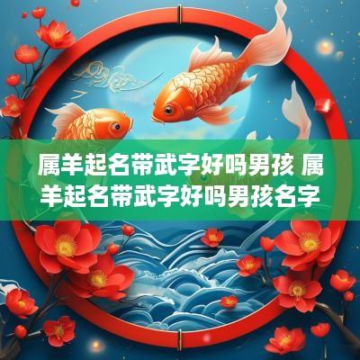 属羊起名带武字好吗男孩 属羊起名带武字好吗男孩名字
