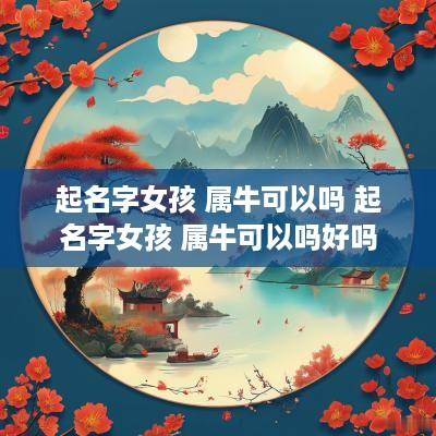 起名字女孩 属牛可以吗 起名字女孩 属牛可以吗好吗