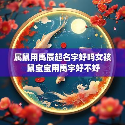 属鼠用禹辰起名字好吗女孩 鼠宝宝用禹字好不好
