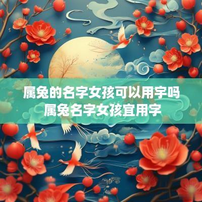 属兔的名字女孩可以用宇吗 属兔名字女孩宜用字